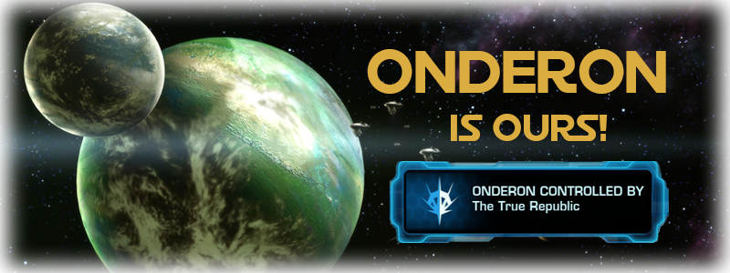 Onderon in space, the first planet conquered by The True Republic